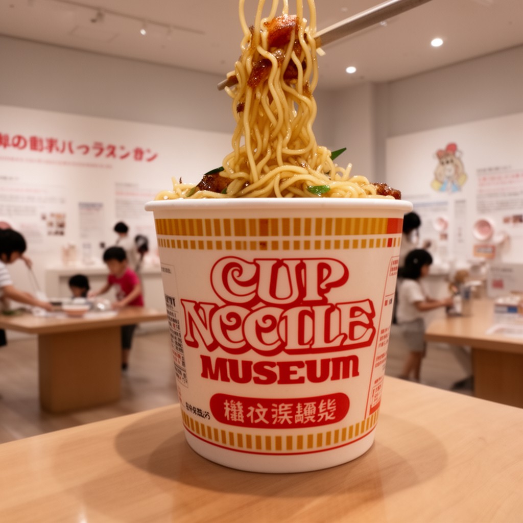 AI-generated illustration of Cup Noodles Museum