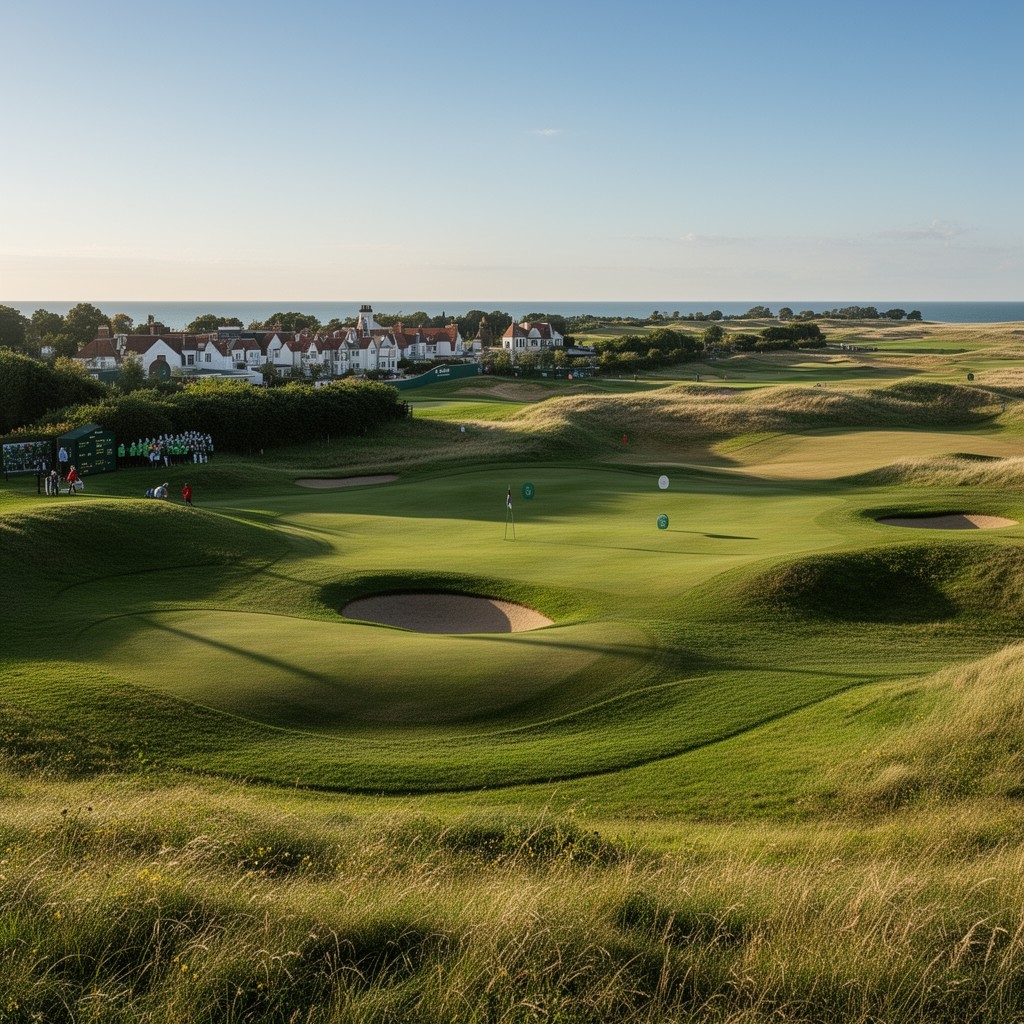 AI-generated illustration of Royal St George’s Golf Club