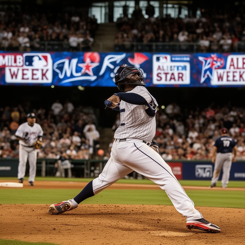 AI-generated illustration of MLB All-Star Week