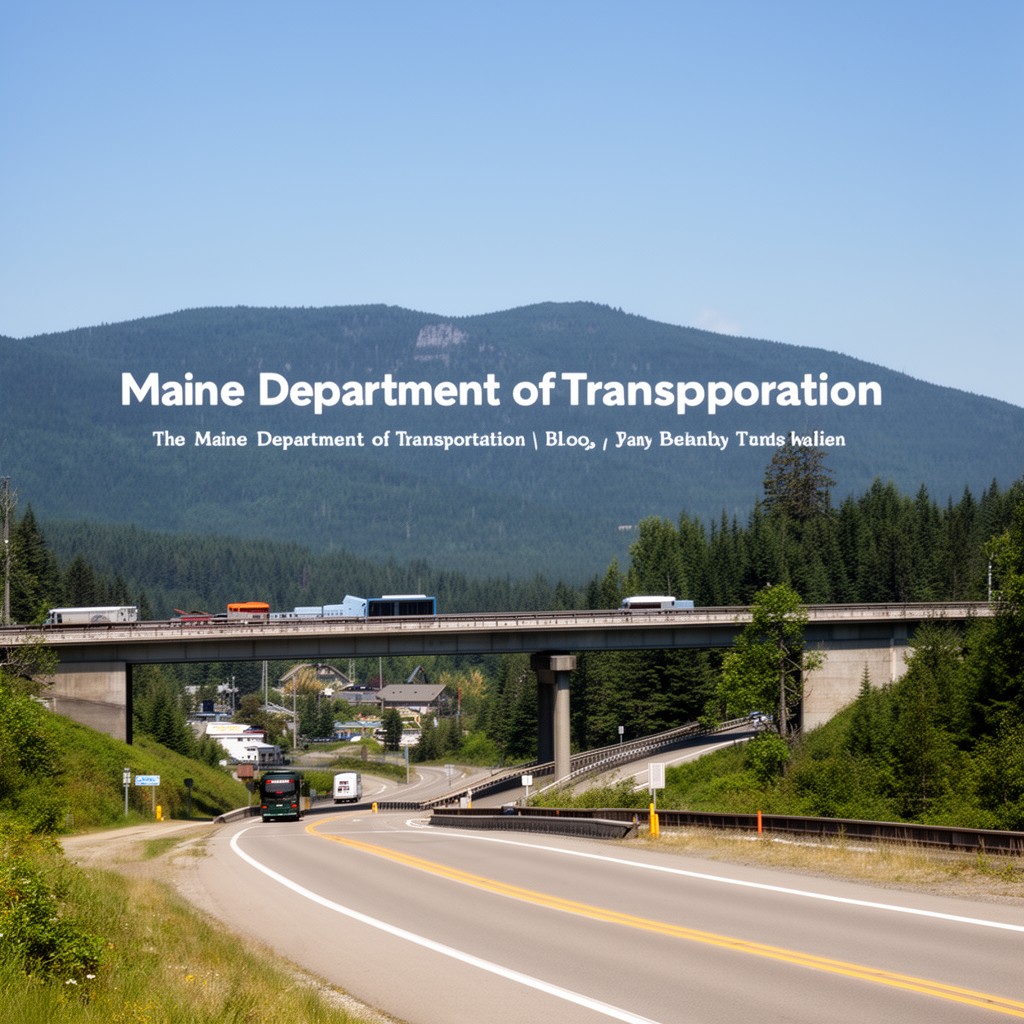 AI-generated illustration of Maine Department of Transportation