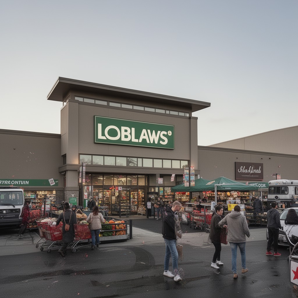 AI-generated illustration of Loblaws supermarket