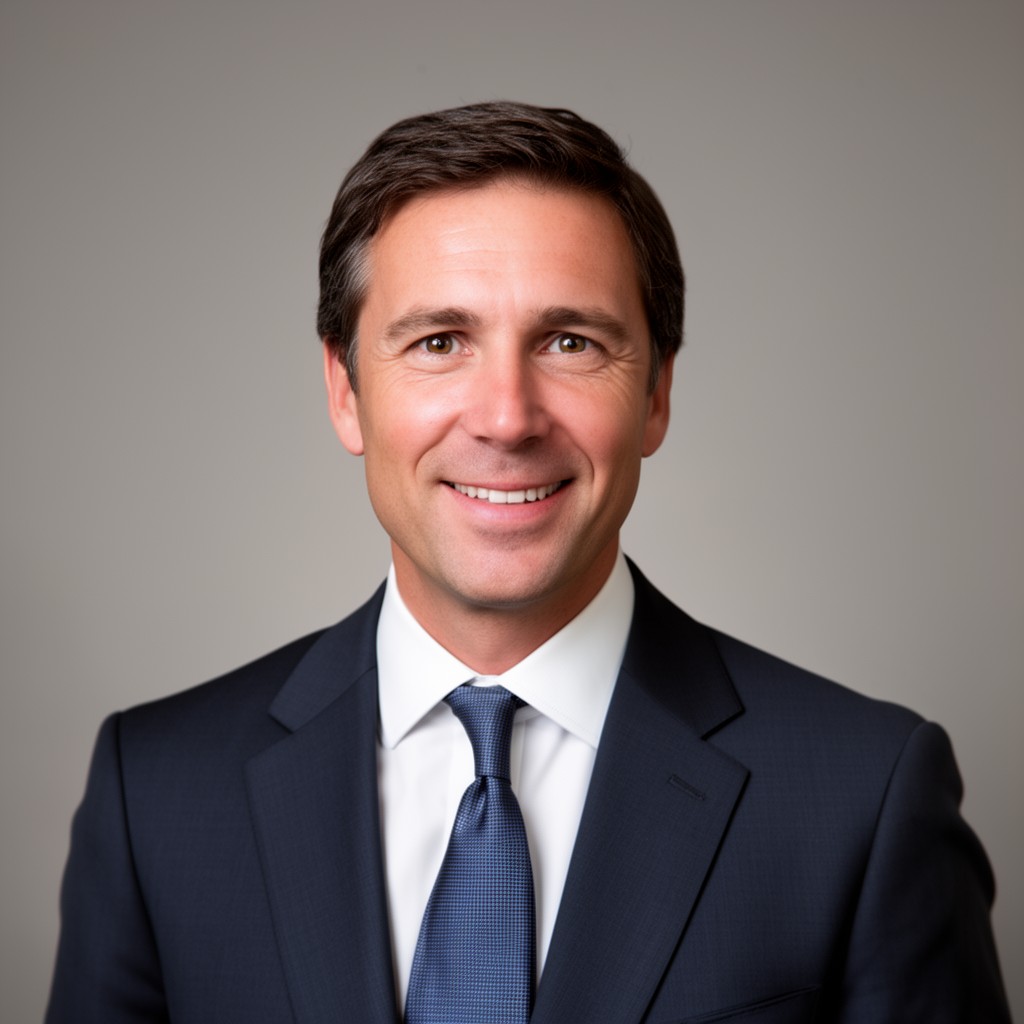 AI-generated illustration of CEO of Soccer United Marketing