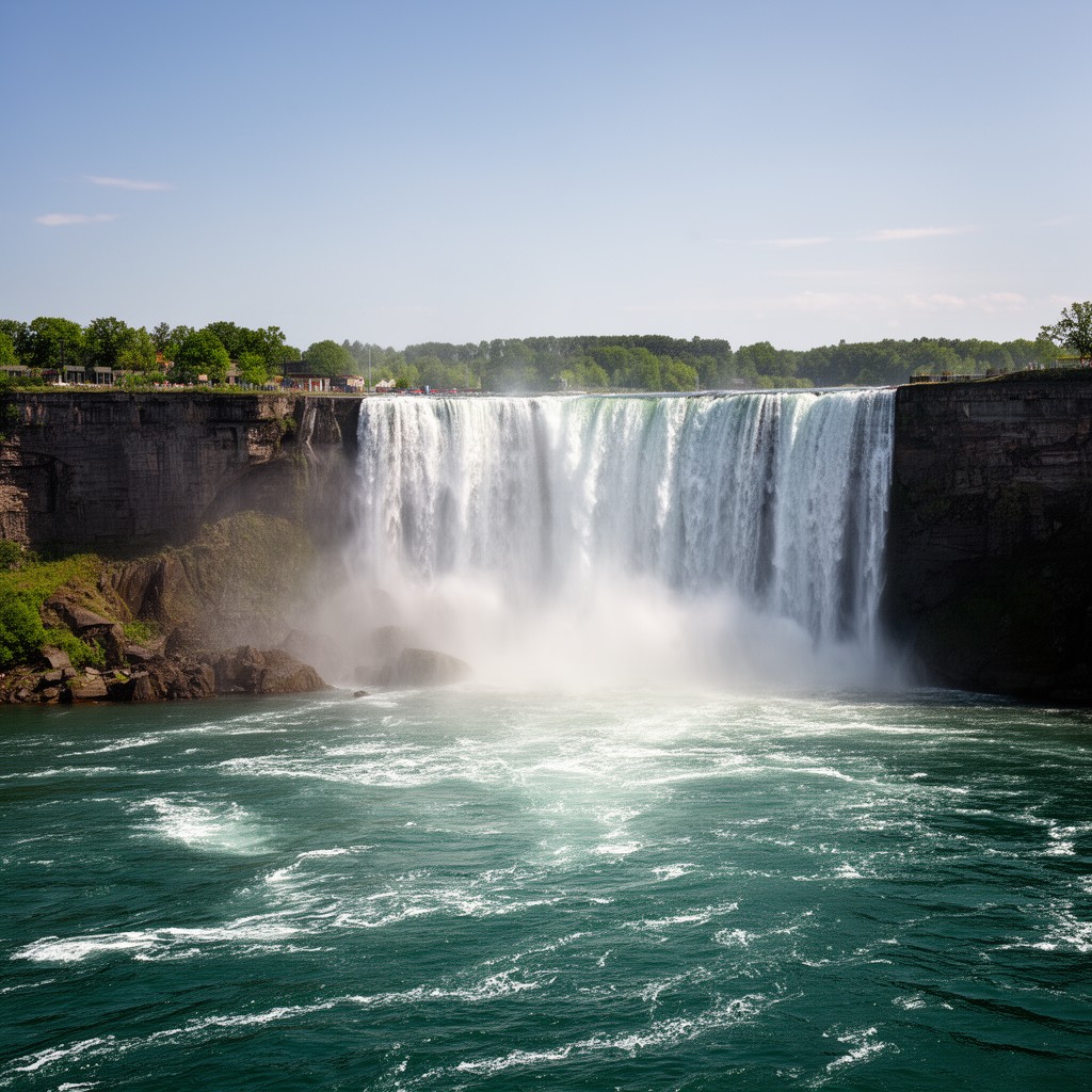 AI-generated illustration of American Falls