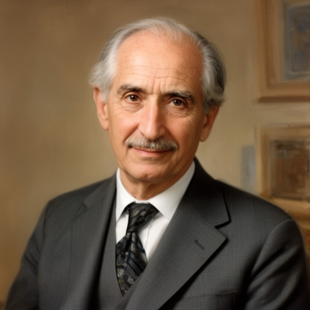 AI-generated illustration of I. Bernard Cohen