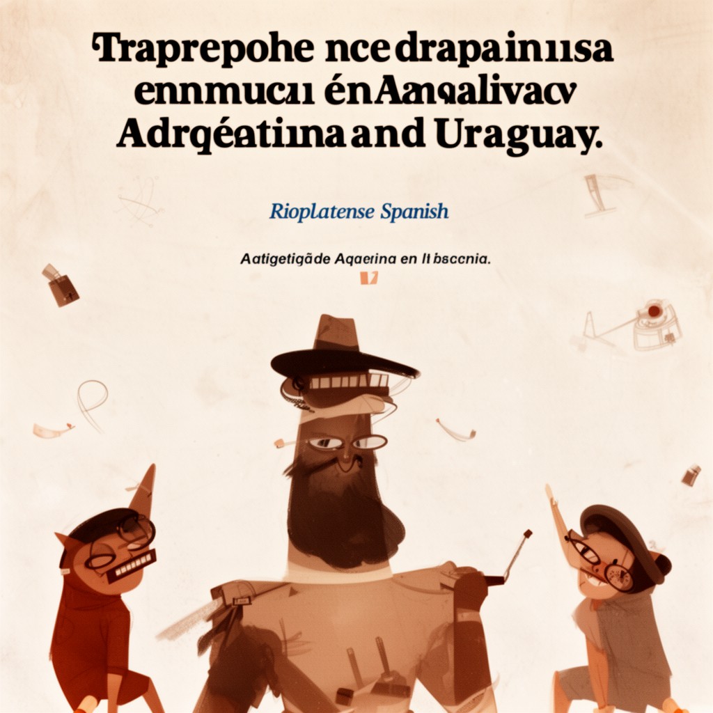 AI-generated illustration of Rioplatense Spanish