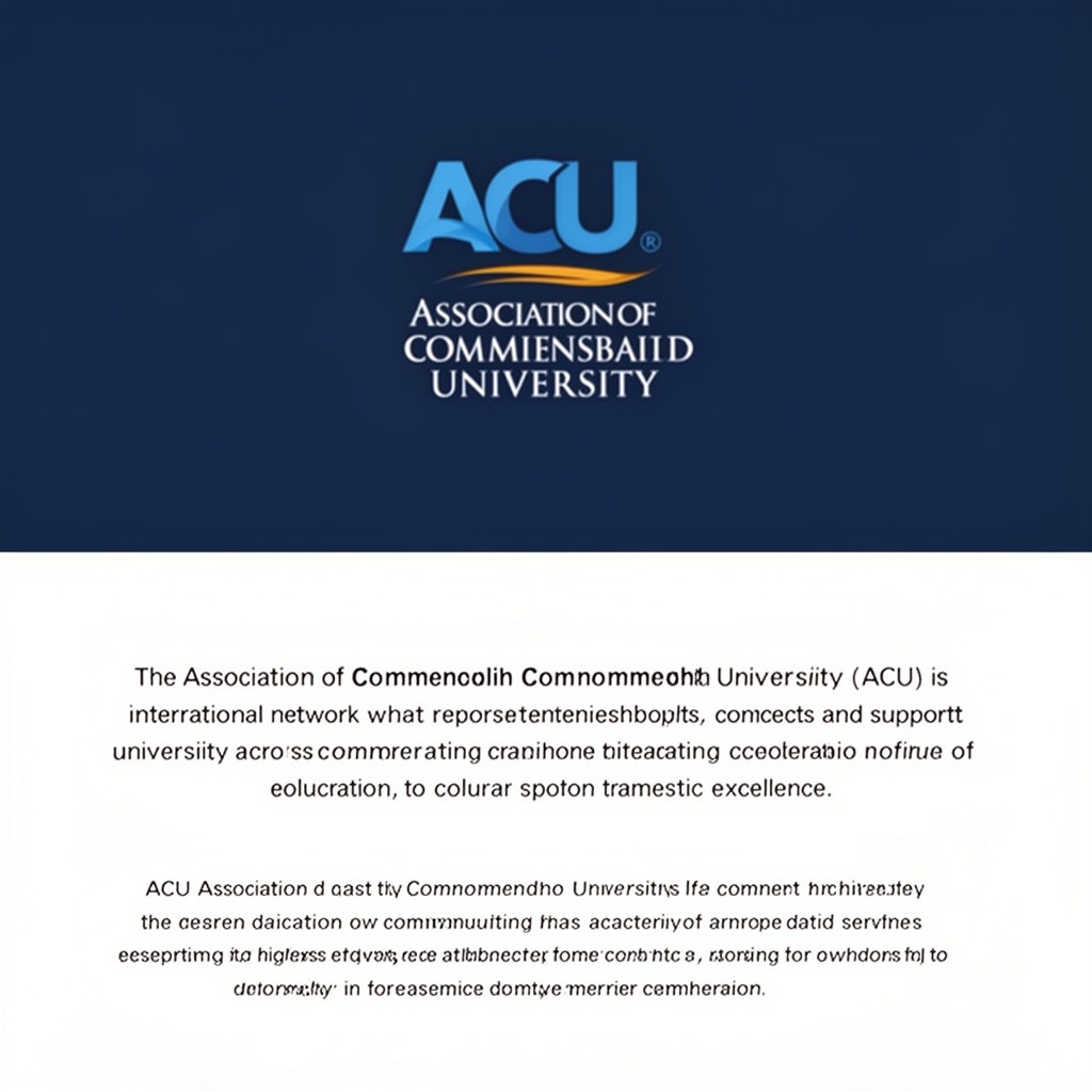 AI-generated illustration of ACU (Association of Commonwealth Universities)