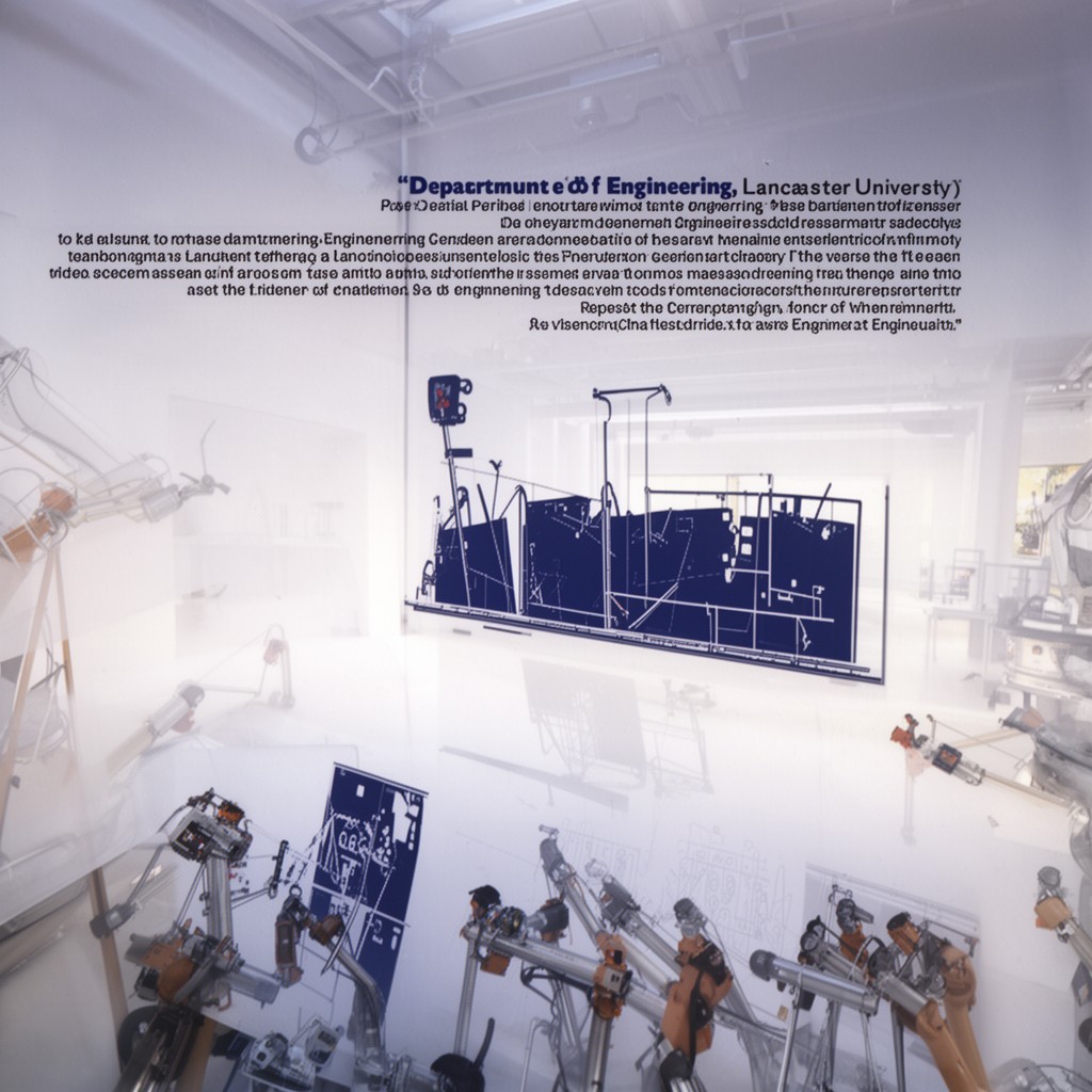 AI-generated illustration of Department of Engineering, Lancaster University