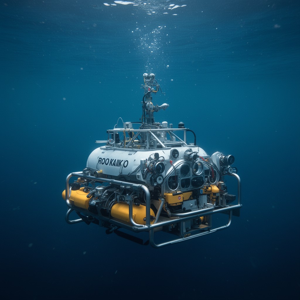 AI-generated illustration of ROV Kaikō
