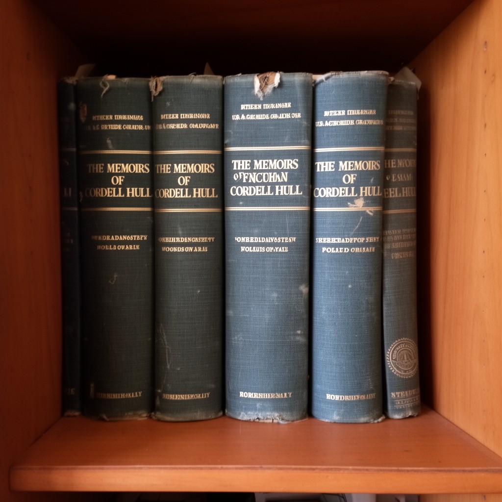 AI-generated illustration of The Memoirs of Cordell Hull