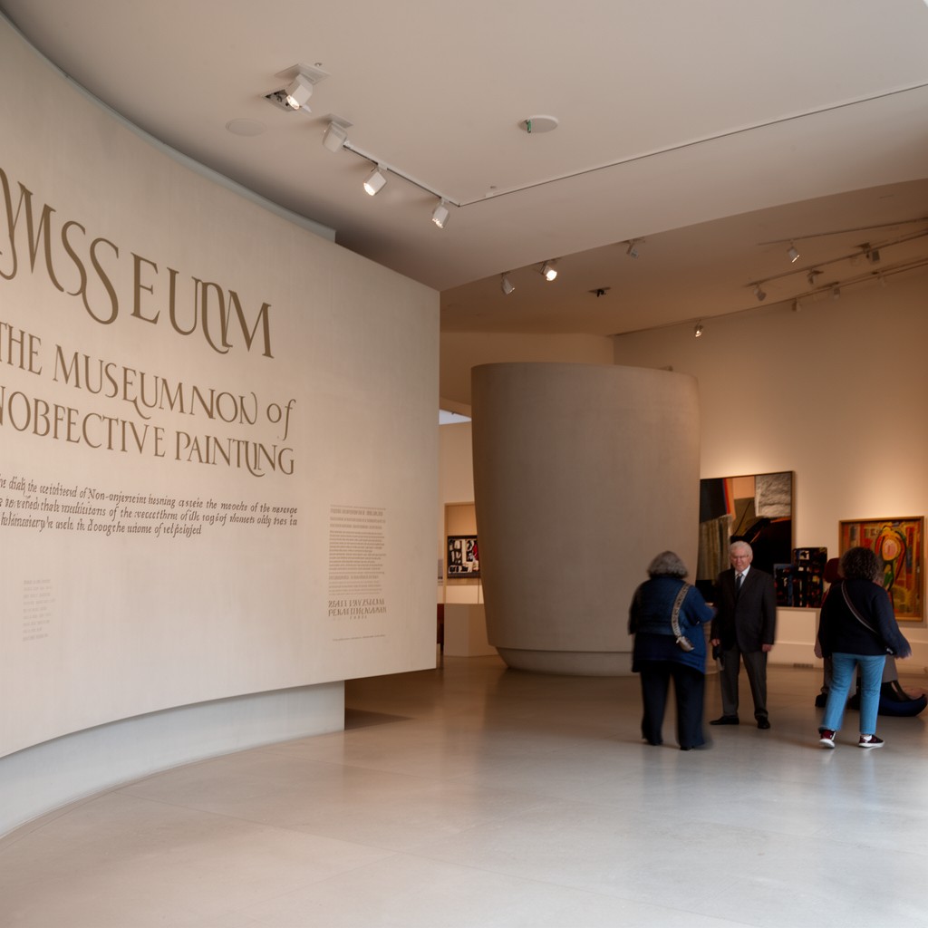 AI-generated illustration of Museum of Non-Objective Painting