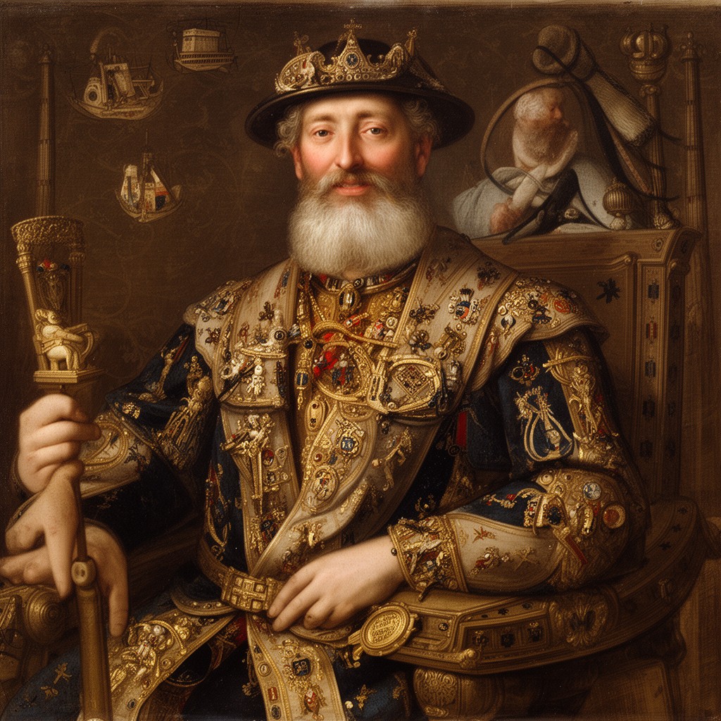 AI-generated illustration of Alfonso V of Aragon