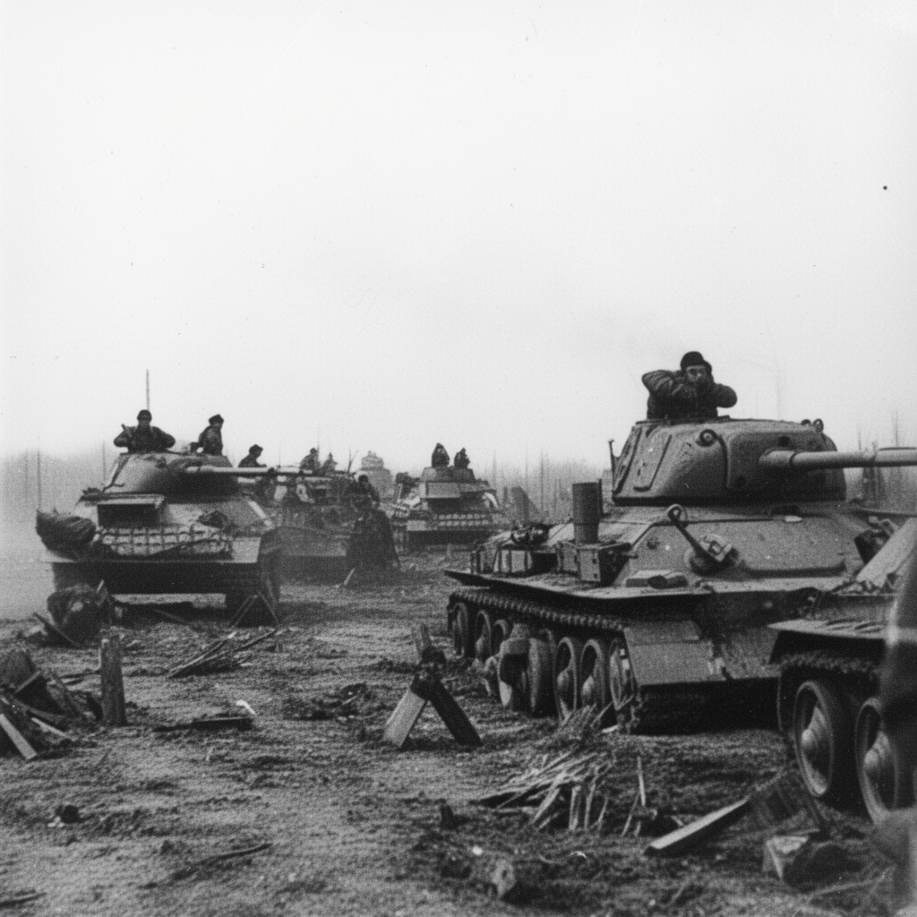 AI-generated illustration of Barvenkovo–Lozovaya offensive