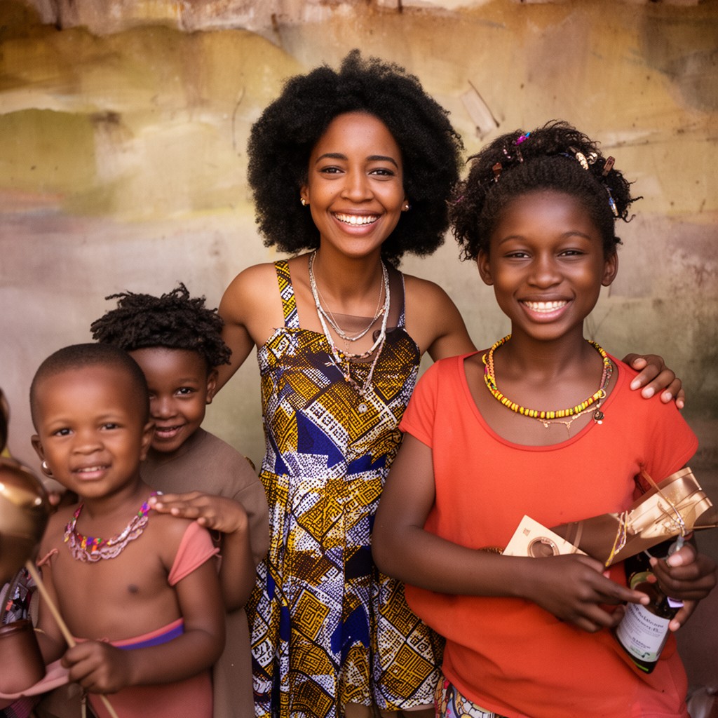 AI-generated illustration of Afro-Vincentians