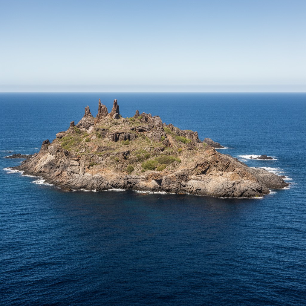 AI-generated illustration of Islote Catedral