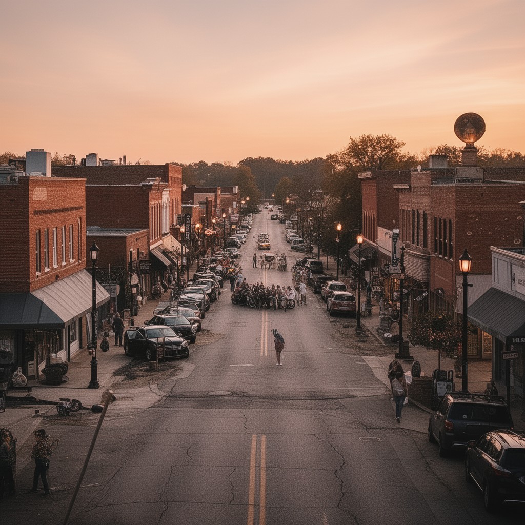 AI-generated illustration of Athens, Alabama, United States