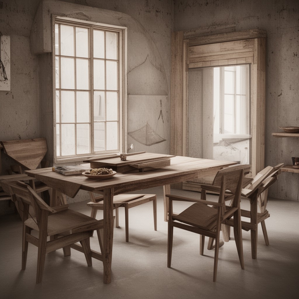 AI-generated illustration of Pierre Jeanneret