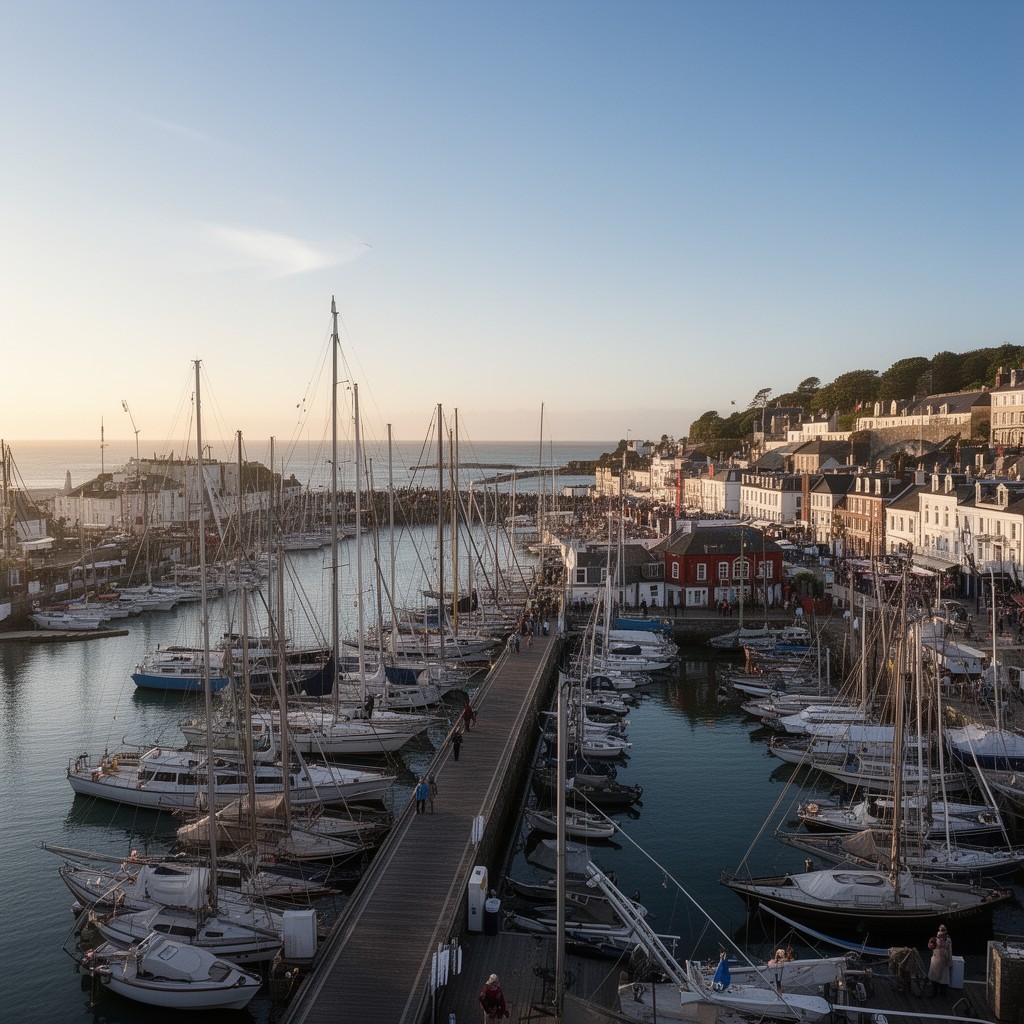 AI-generated illustration of Cowes