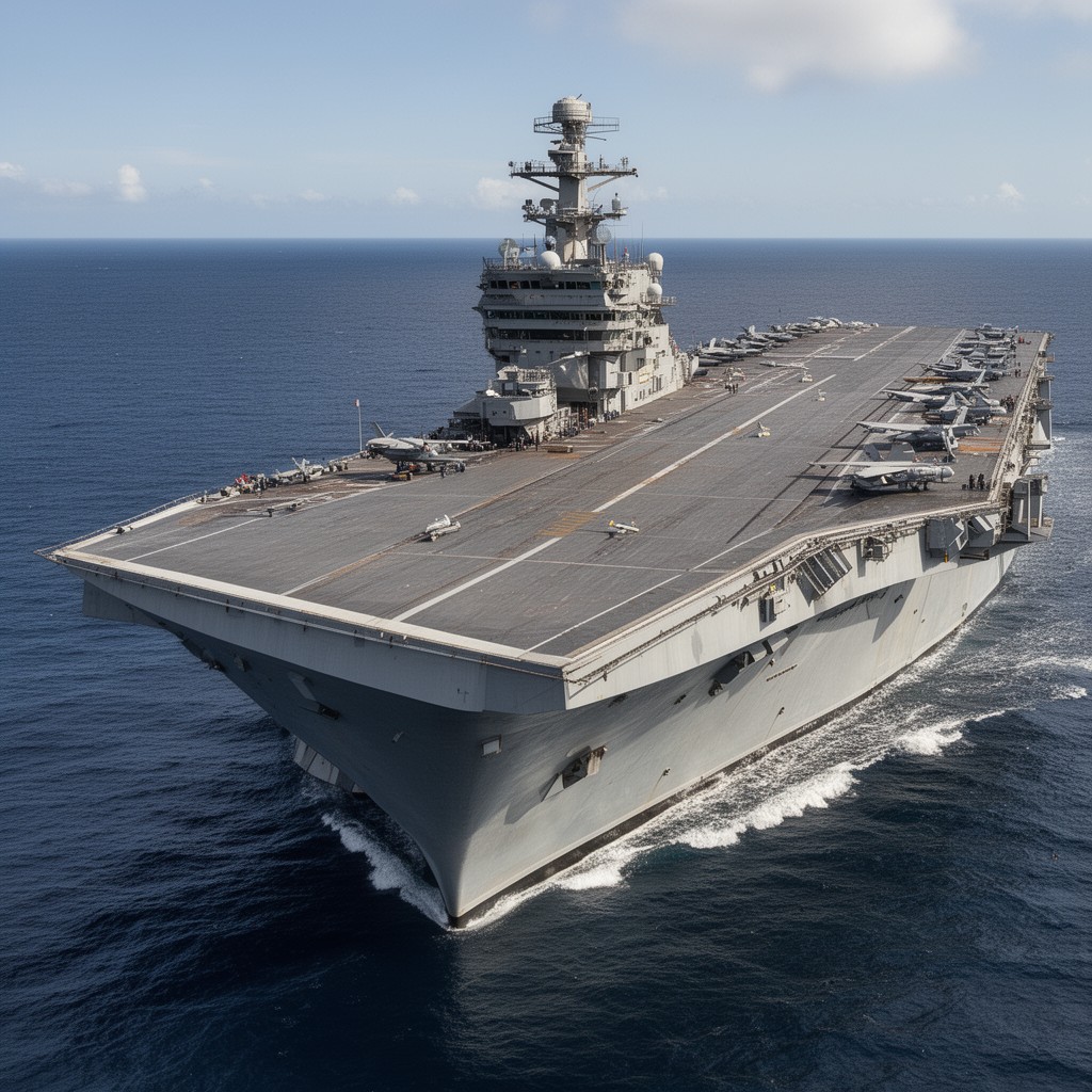 AI-generated illustration of HMS Queen Elizabeth