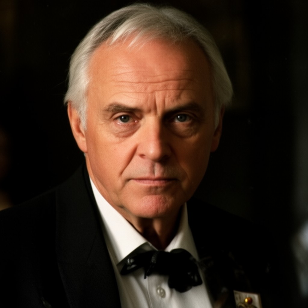 AI-generated illustration of Anthony Hopkins