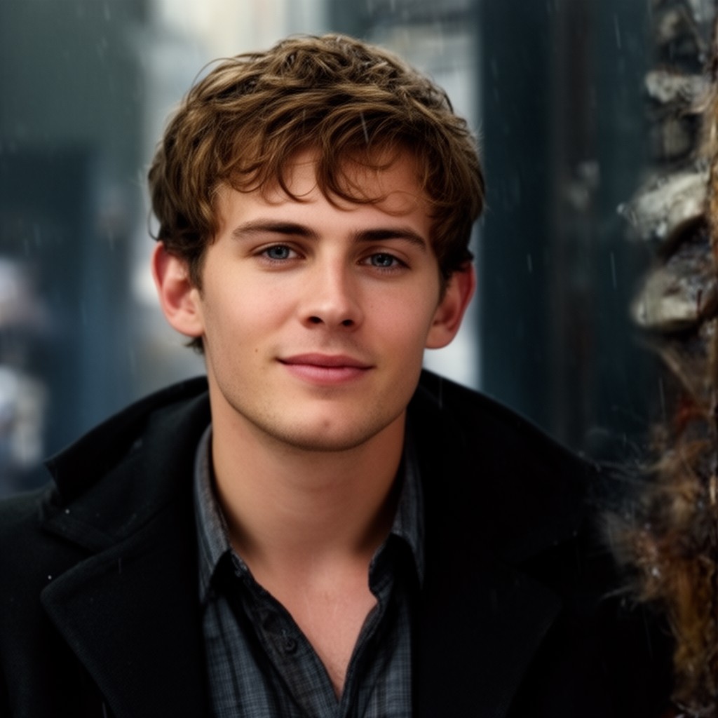 AI-generated illustration of Jamie Bell
