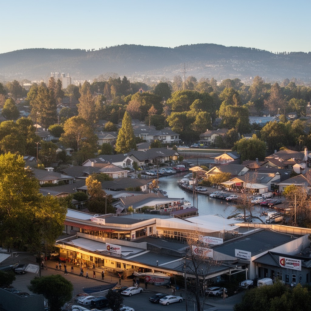 AI-generated illustration of Concord, California, United States