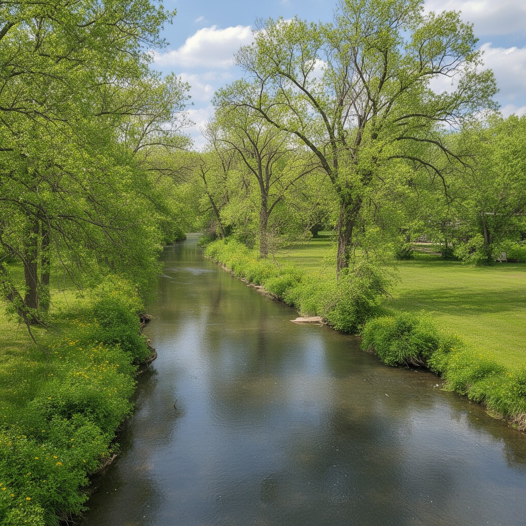 AI-generated illustration of Tonawanda Creek