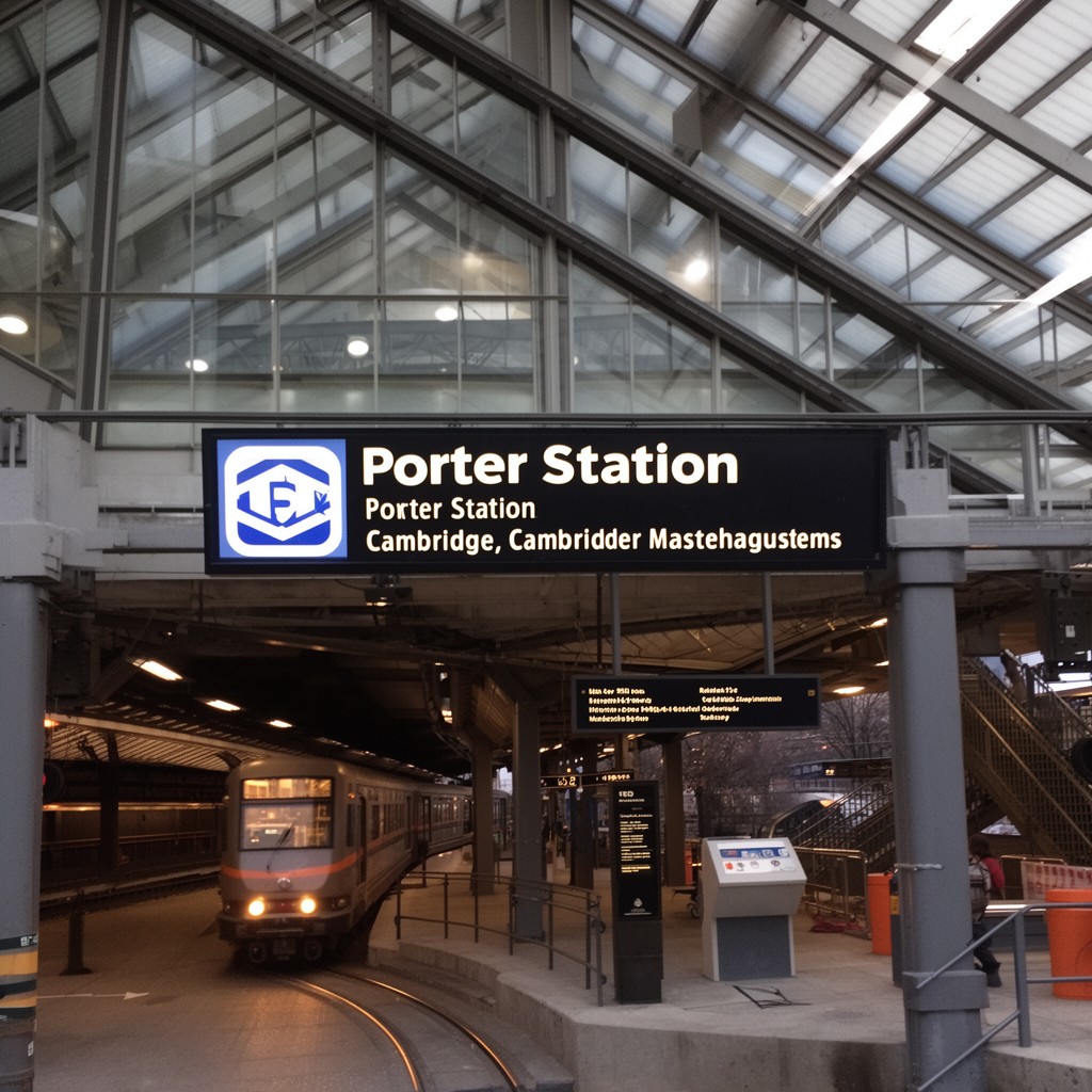 AI-generated illustration of Porter station