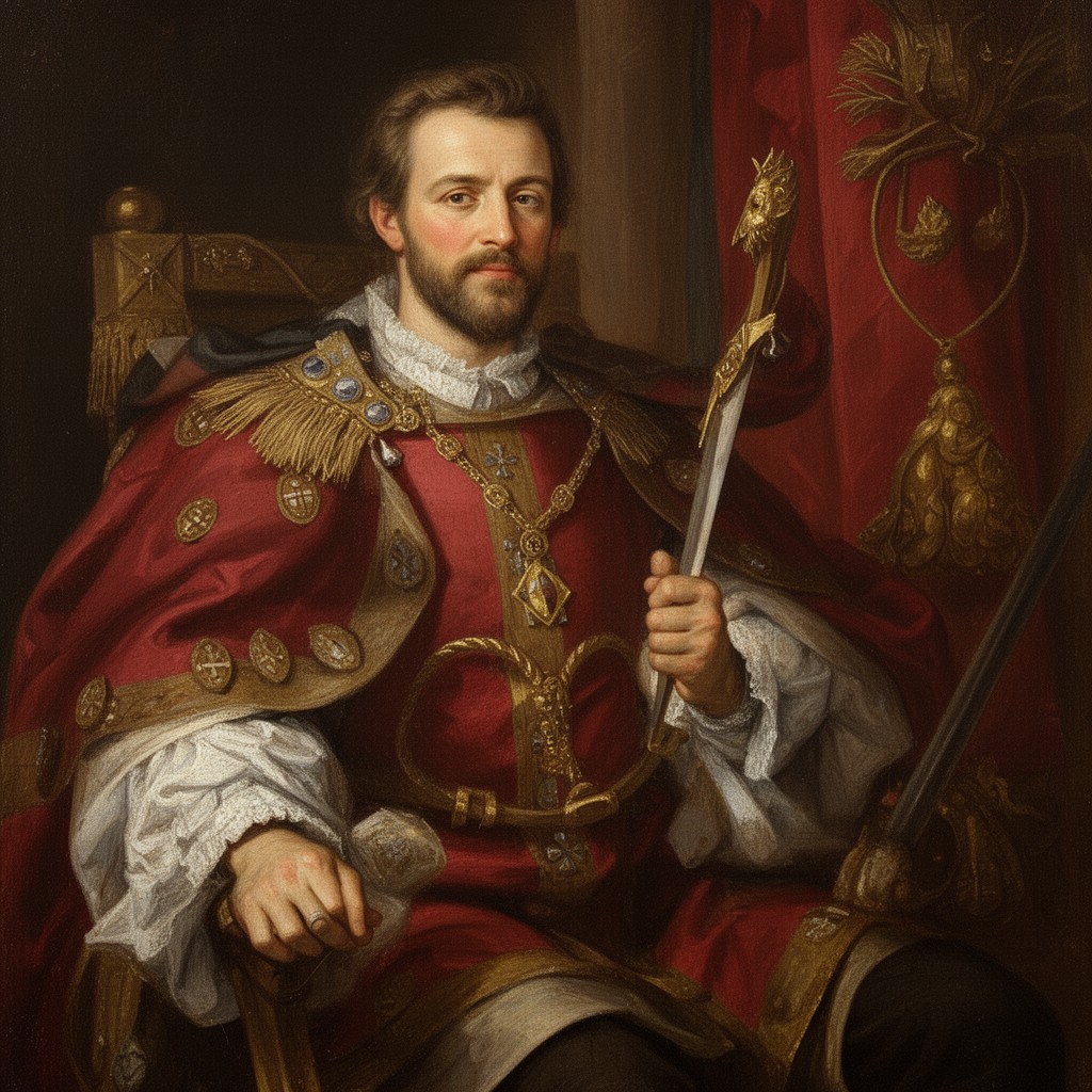 AI-generated illustration of Catholic Majesty