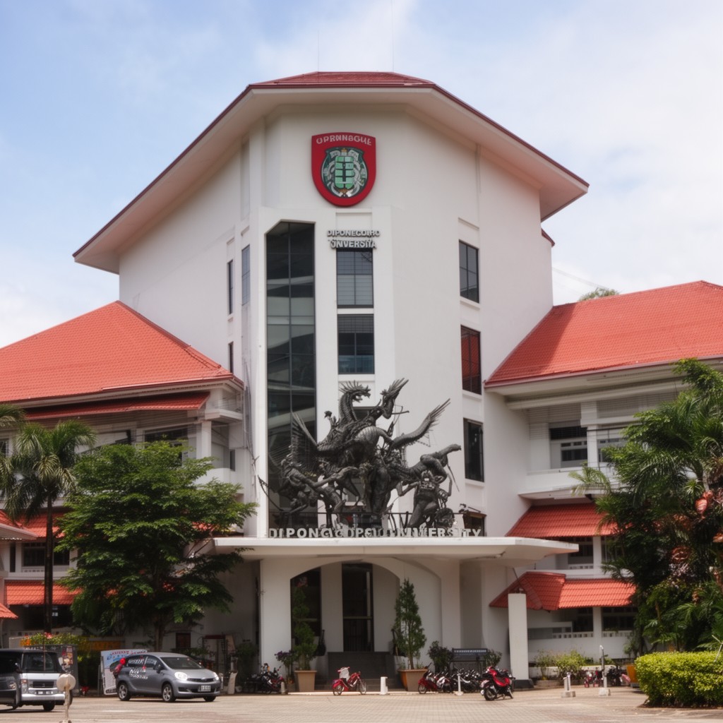 AI-generated illustration of Diponegoro University