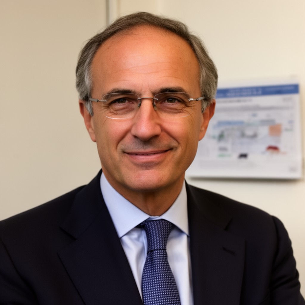 AI-generated illustration of Jean Tirole