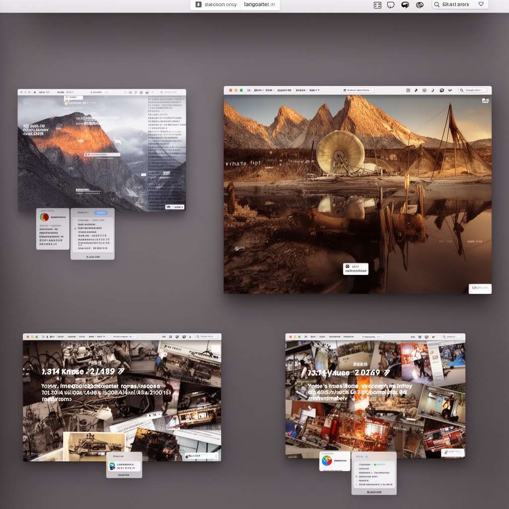 AI-generated illustration of macOS