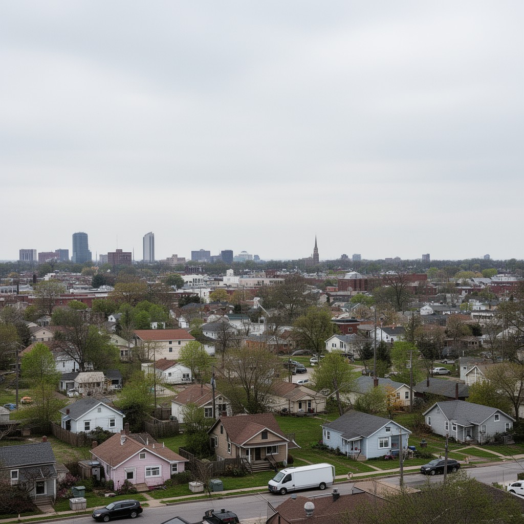 AI-generated illustration of Raytown, Missouri