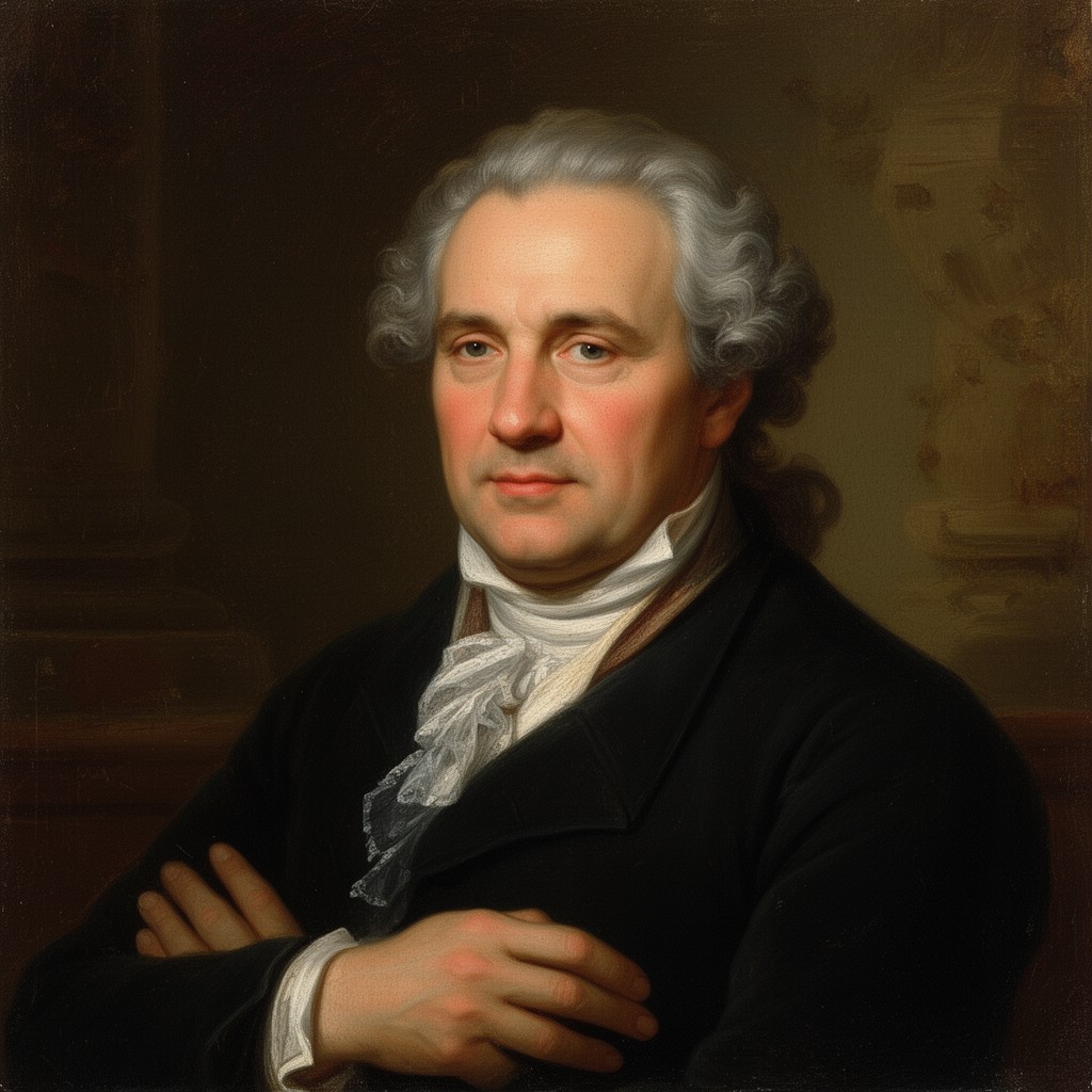 AI-generated illustration of Johann Georg Albrechtsberger