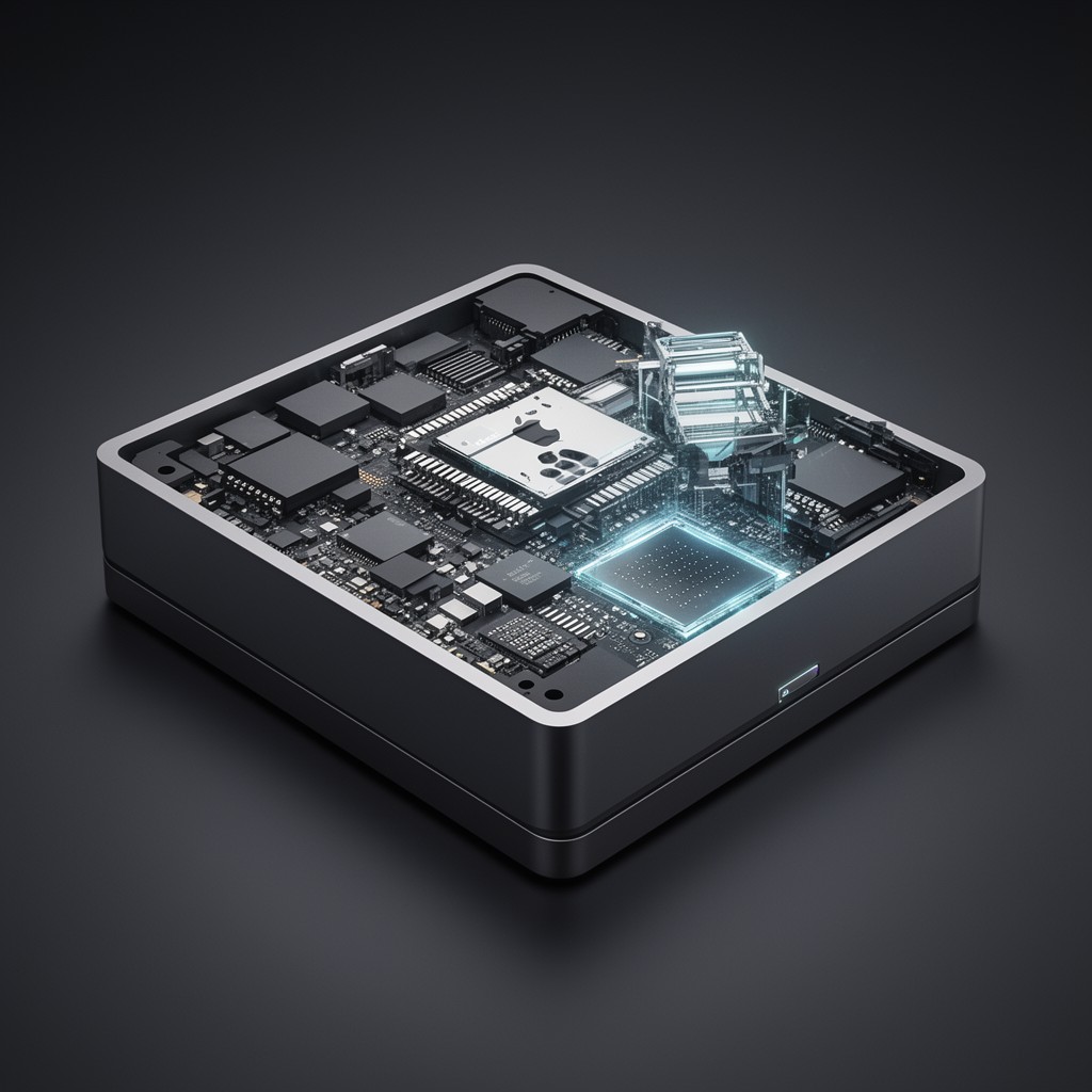 AI-generated illustration of Apple silicon