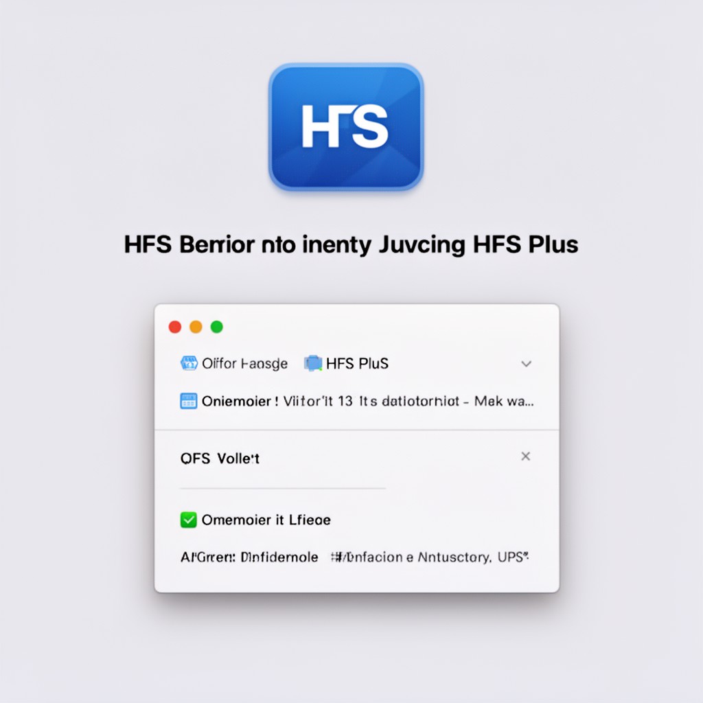 AI-generated illustration of HFS Plus
