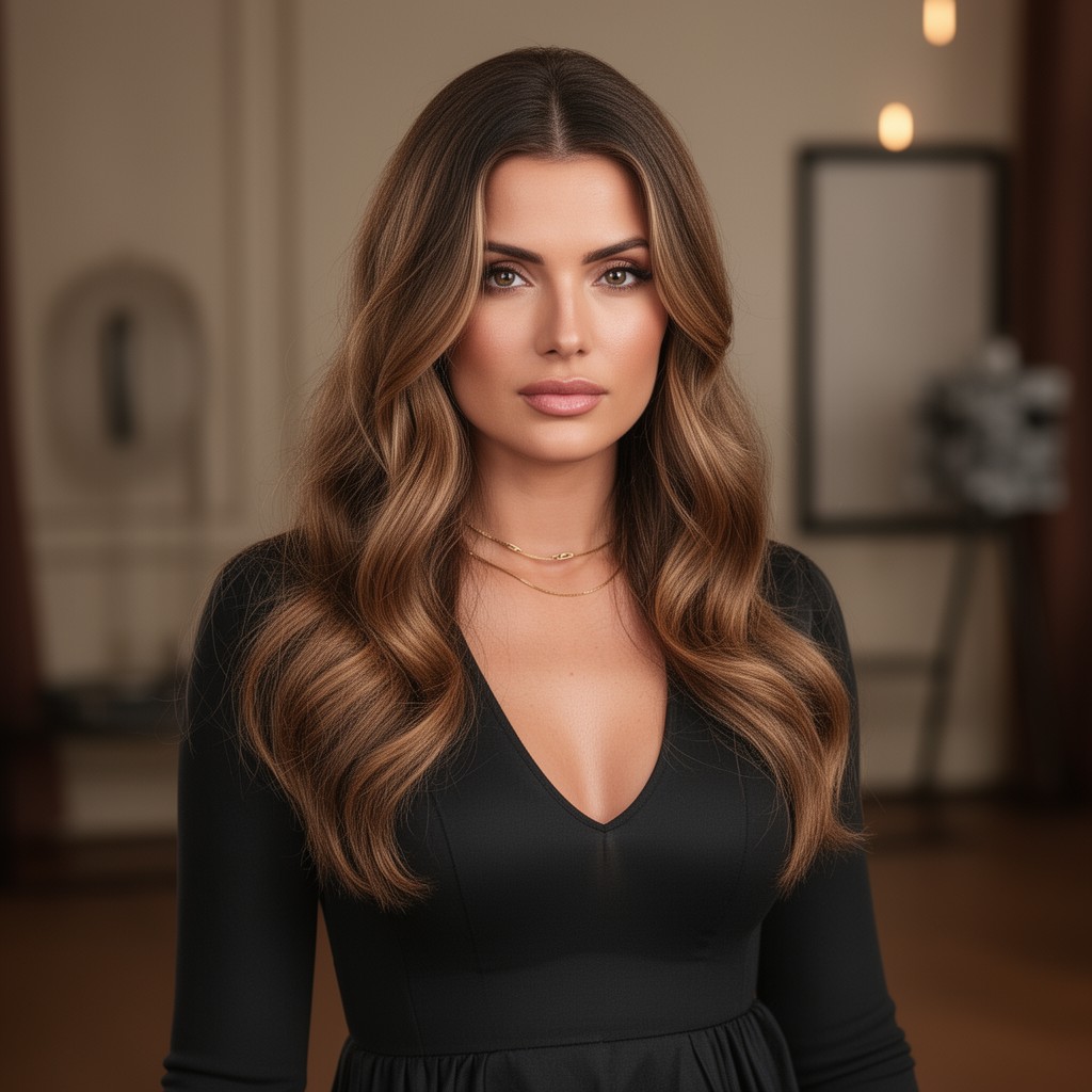 AI-generated illustration of Sophia Stallone