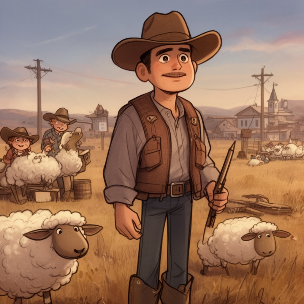 AI-generated illustration of Albert Stark