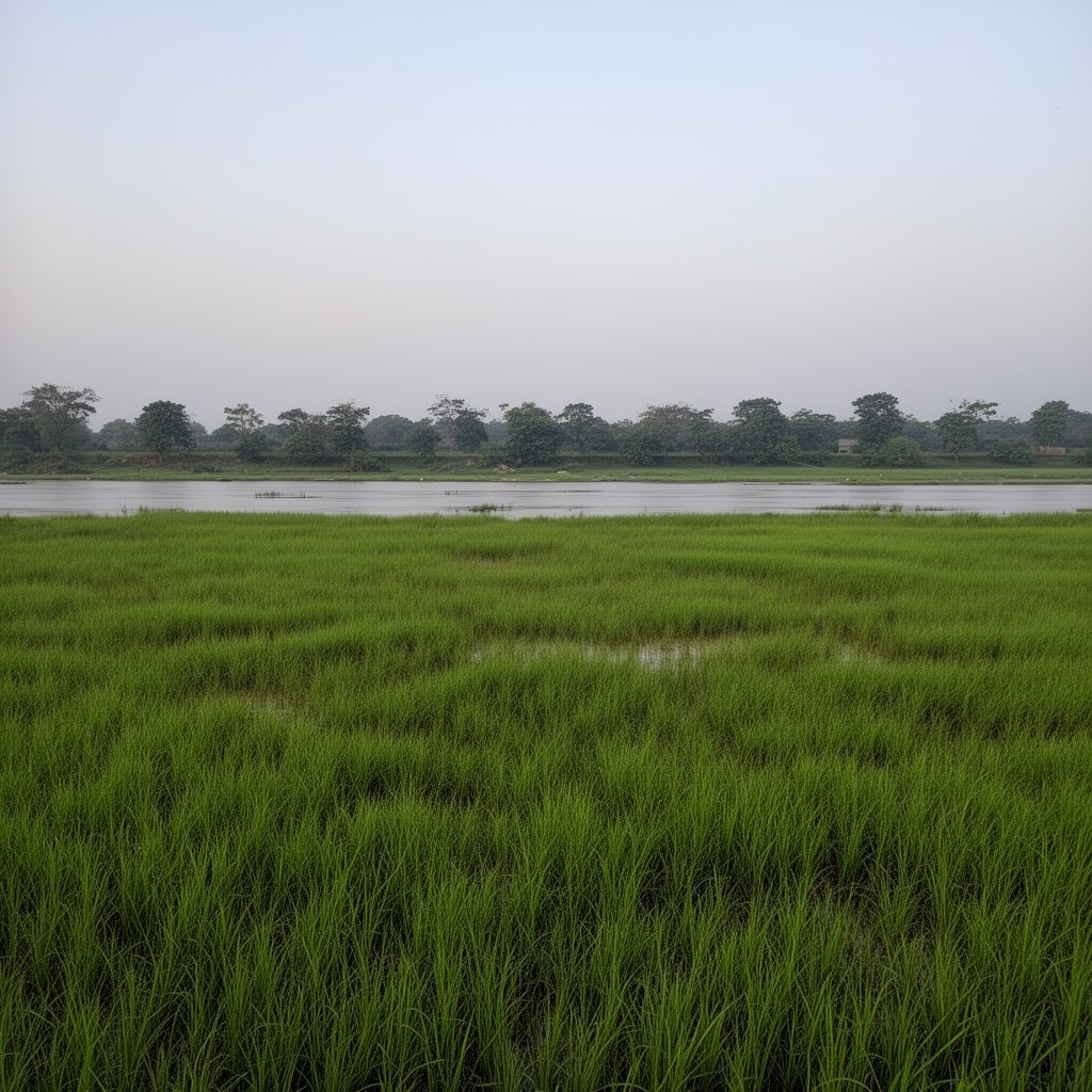 AI-generated illustration of Kaveri River Delta