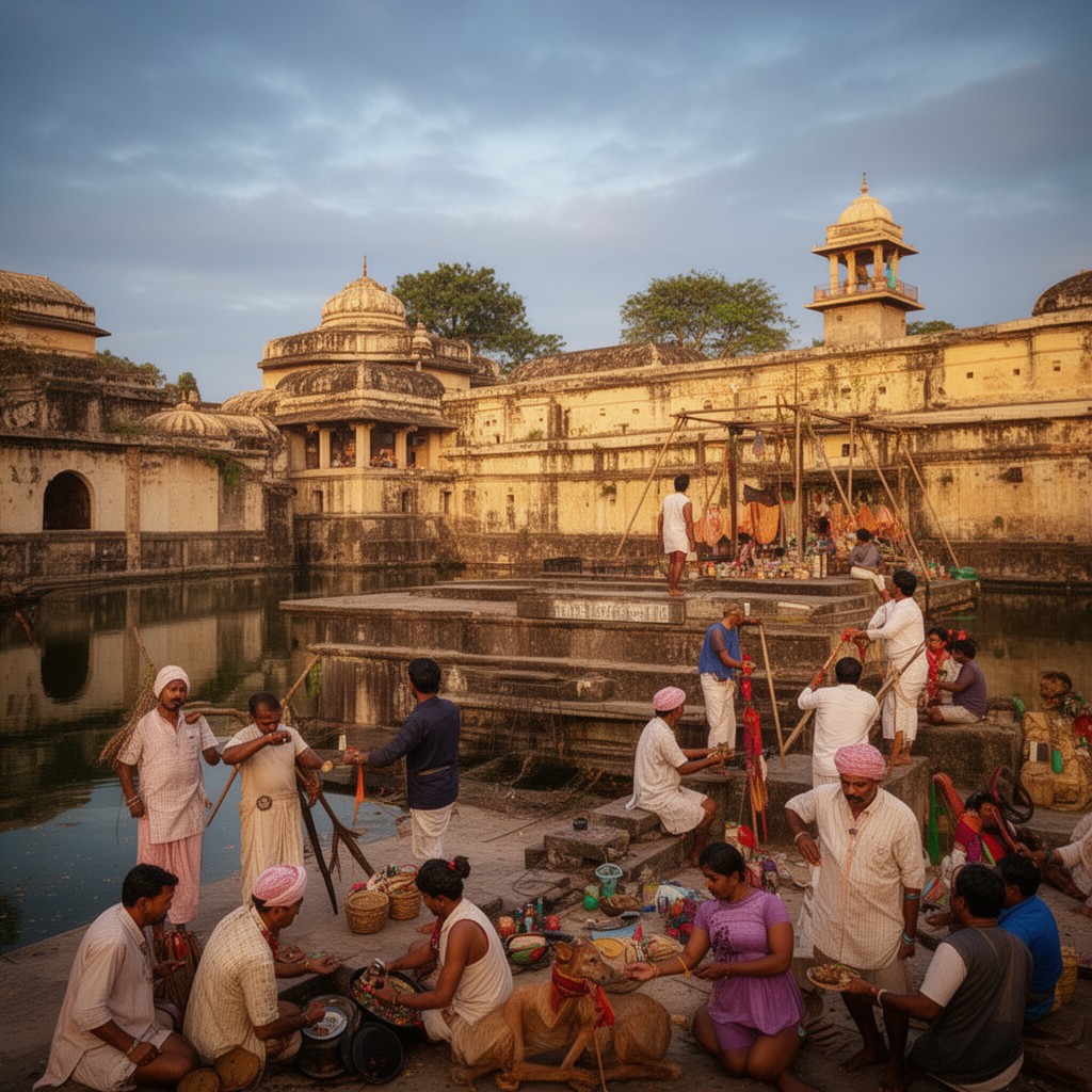 AI-generated illustration of Srirangapatna