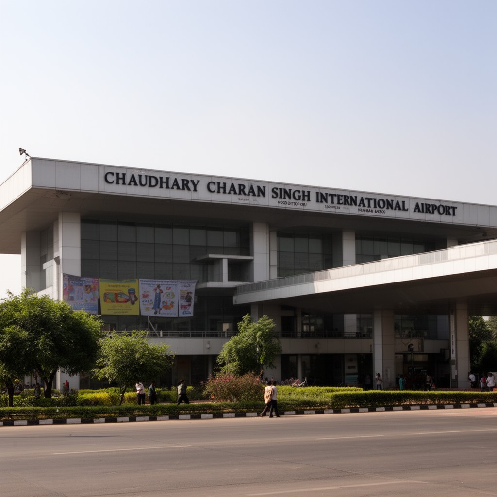 AI-generated illustration of Chaudhary Charan Singh International Airport