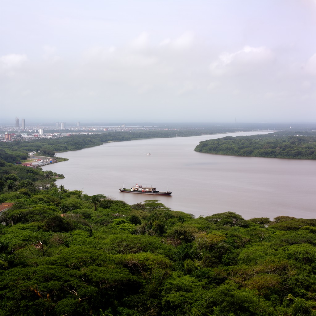 AI-generated illustration of Gulf of Guayaquil