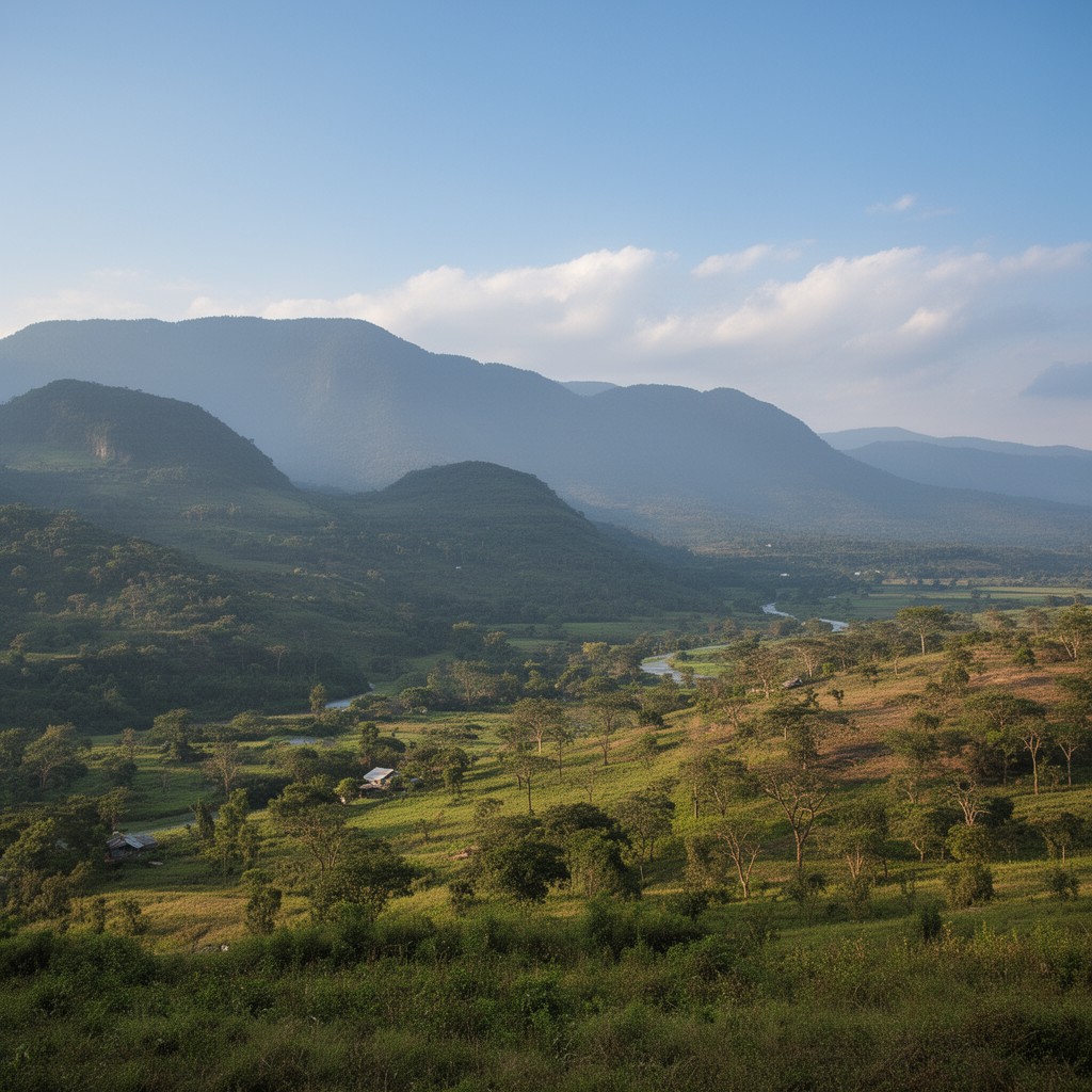 AI-generated illustration of eastern Zimbabwe