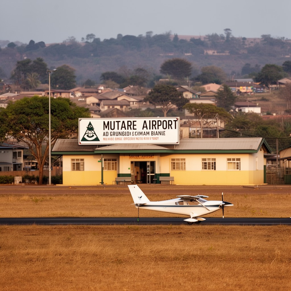 AI-generated illustration of Mutare Airport
