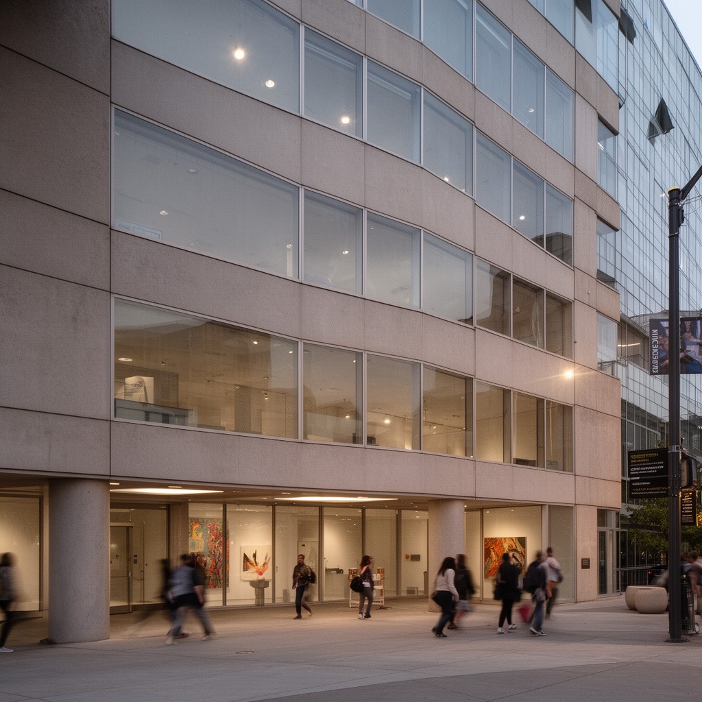 AI-generated illustration of Museum of Contemporary Art Chicago