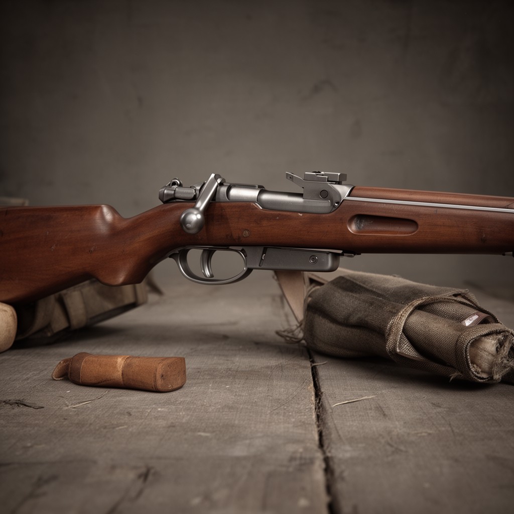 AI-generated illustration of Type 38 rifle