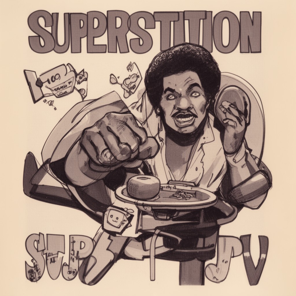 AI-generated illustration of Superstition
