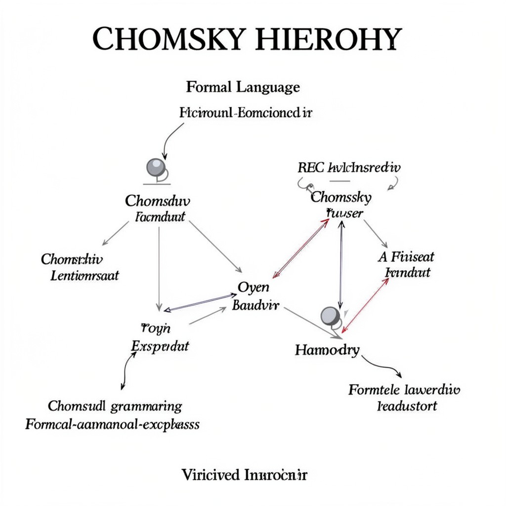 AI-generated illustration of Chomsky hierarchy