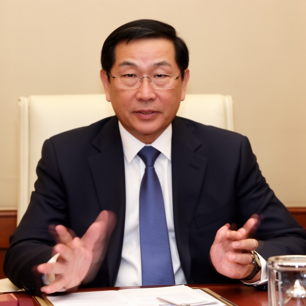 AI-generated illustration of President of Laos