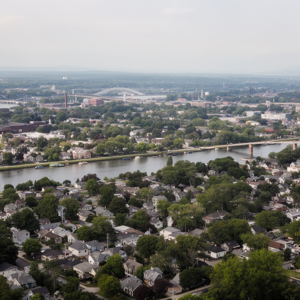 AI-generated illustration of Tonawanda, New York