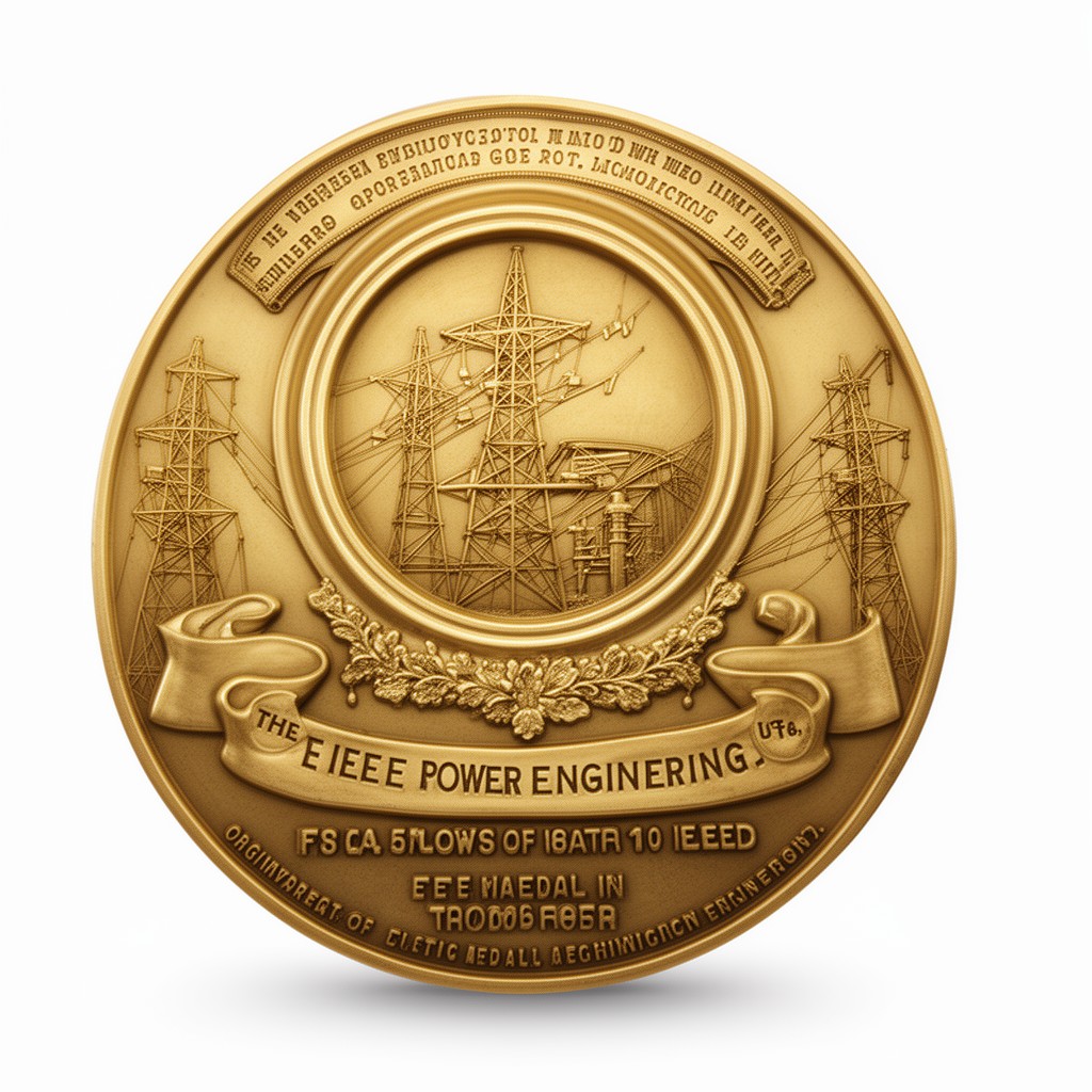 AI-generated illustration of IEEE Medal in Power Engineering